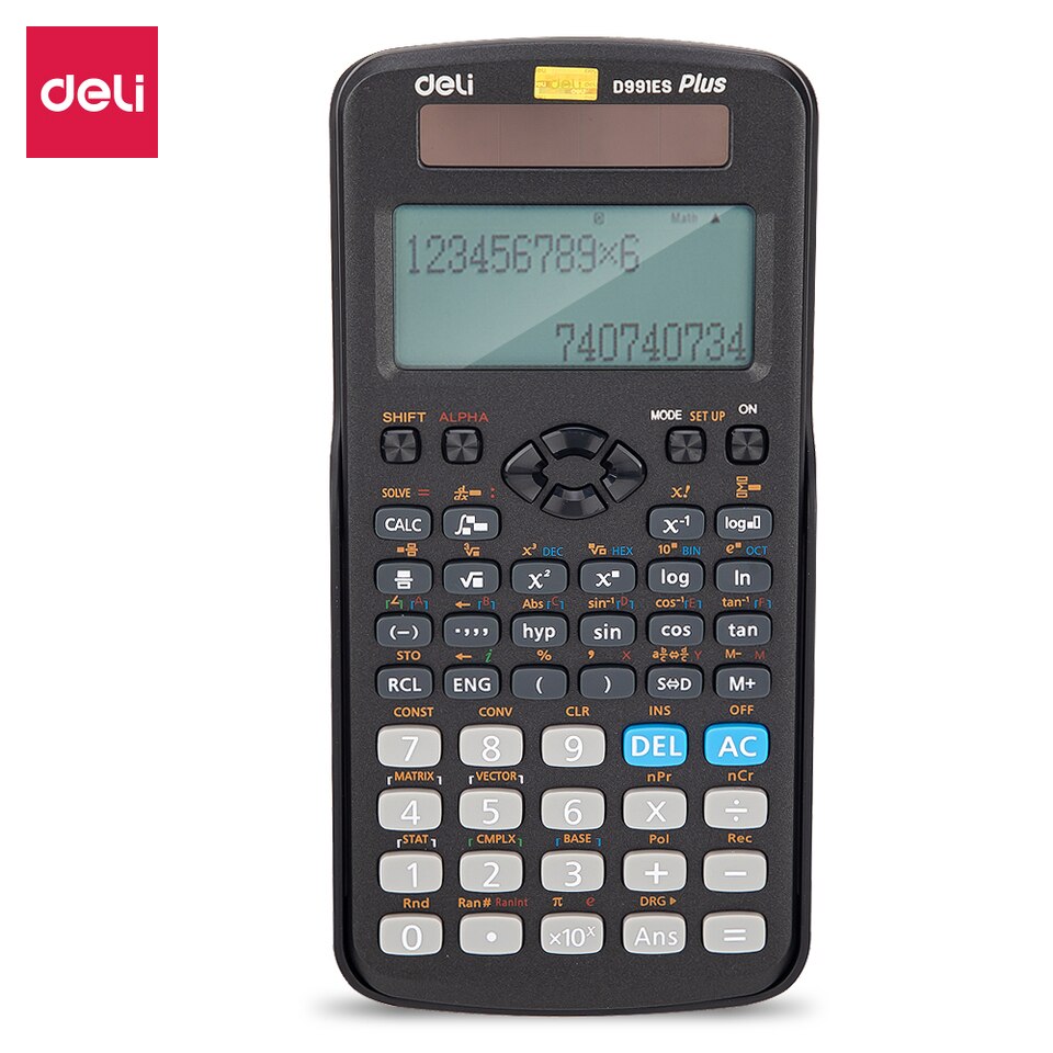 Deli 991ES Scientific Calculator 417 Function standard Engineer ...